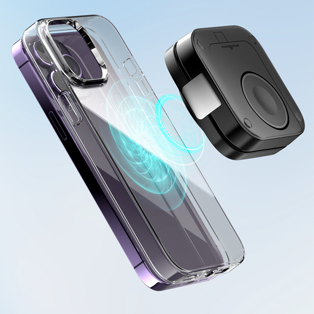 Qi Mag Safe 15W indukční nabíječka pro iPhone Apple Watch AirPods bezdrátová dokovací stanice 3v1 černá