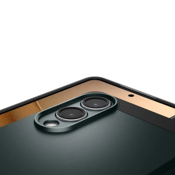 Puzdro Spigen Tough Armor Mag pre Samsung Galaxy S25 Edge zeleno-čierne