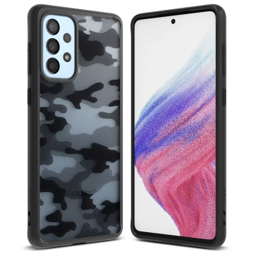 Чохол Ringke Fusion Matte tpu з рамкою для Samsung Galaxy A73 чорний