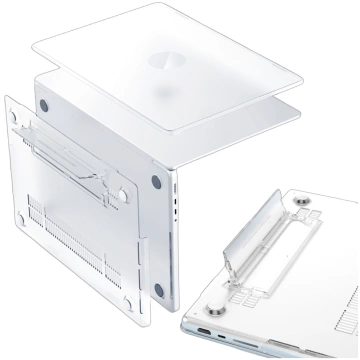 Alogy ProStand™ матовий чохол з підставкою для MacBook Air 13.3" (A1932/A2179/A2337) Прозорий