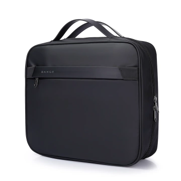 Bange voděodolný batoh na 15,6" notebook, městský cestovatel, 45x30x16 cm, do práce, do letadla, pánské, dámské, s USB portem Černá