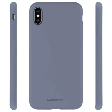 Silikonové pouzdro Mercury pro iPhone 13 Mini levandule/levandule šedé