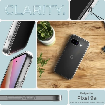 SPIGEN ULTRA HYBRID GOOGLE PIXEL 9A KŘIŠŤÁLOVĚ ČISTÝ