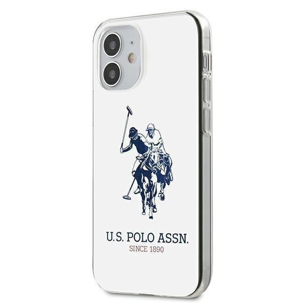 Puzdro US Polo Shiny Big Logo iPhone 12 mini 5,4 " biela/biela