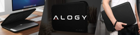 Чохол для ноутбука, MacBook Air Pro 13.3" Alogy Hard Foam Bag Protective Case для ноутбуків 13-14" чорний
