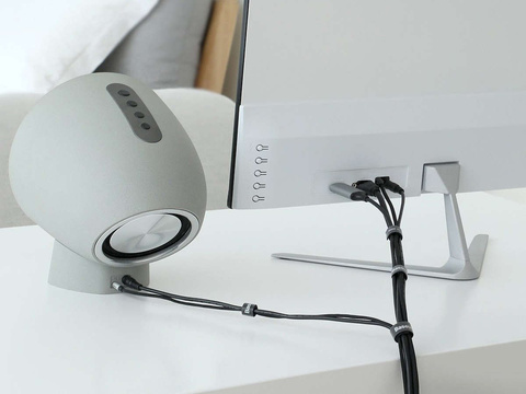 Baseus organizér na suchý zip Circle Velcro Strap 3m Black