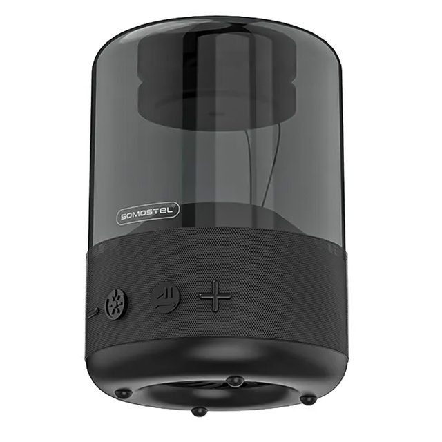 Głośnik bezprzewodowy Somostel Bluetooth BT 5.0 H210 LED RGB AUX TF kolorowy przenośny czarny