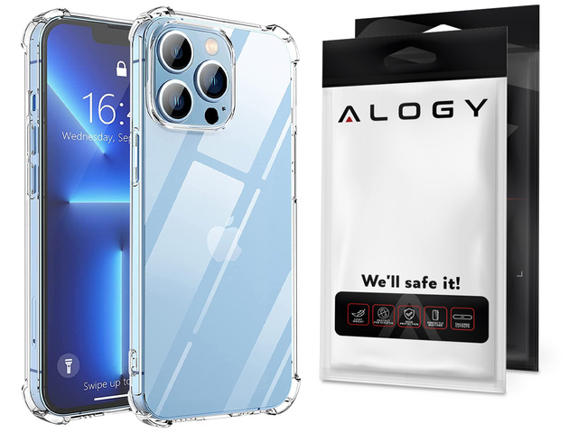 Броньований чохол ShockProof Alogy для Apple iPhone 13 Pro Max 6.7 Transparent