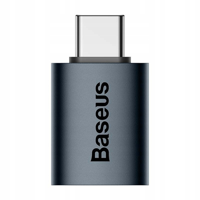 Adaptér Baseus Mini OTG Adaptér USB-A na USB-C Typ C adaptér Modrý