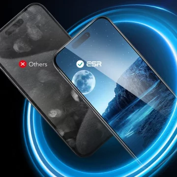 ESR Panzerglas 2er-Pack für iPhone 16 Pro Klar