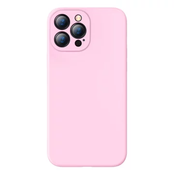 Baseus Tekuté gélové puzdro Silikónový kryt pre iPhone 13 Pro ružový (ARYT001004)