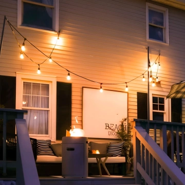 Garden Light Garland 10 LED Balcony Lights for Garden Waterproof Bulbs IP44 24V