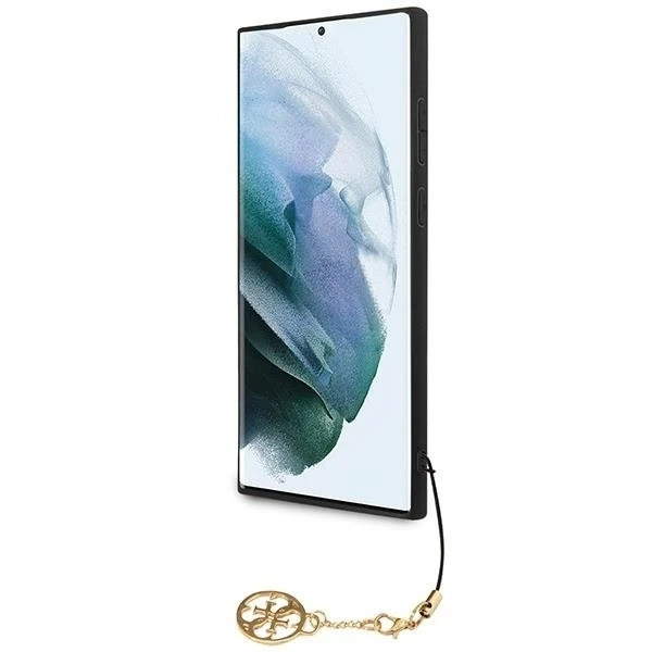 Etui Guess GUHCS23LGF4GGR für Samsung Galaxy S23 Ultra S918 szary/grey Hardcase 4G Charms Collection