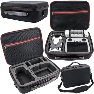 Hard Case Kufrové pouzdro pro DJI Mini 4 Pro / DJI Mini 3 Pro / Mini 3 Drone Pevné s popruhem Pevné pouzdro Alogy Black