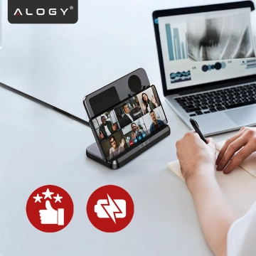 Bezdrôtová indukčná nabíjačka 3v1 Qi 3.0 Rýchla pre Samsung S22 S23 S24 Galaxy Watch Buds Station čierna