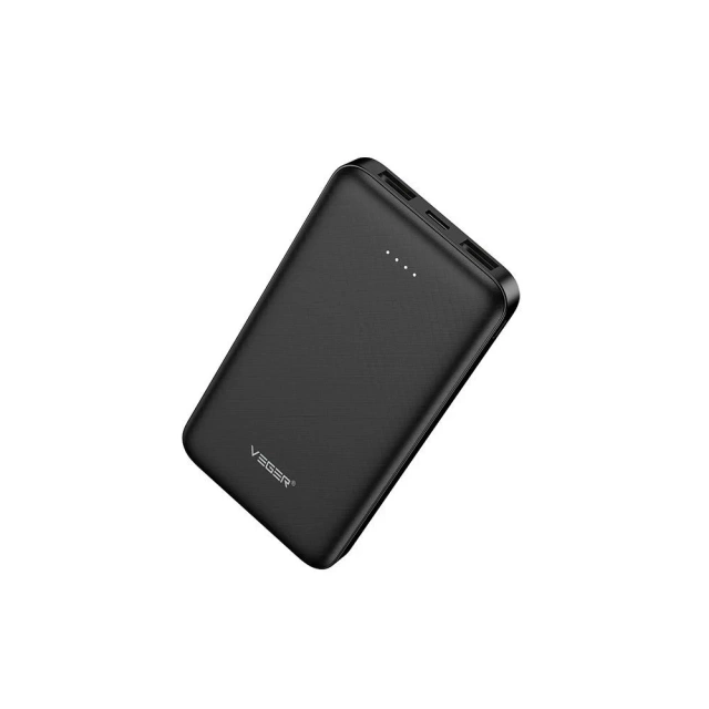 Powerbank Externer Akku (POWER BANK) VEGER A10 - 10.000 mAh schwarz (W1065)