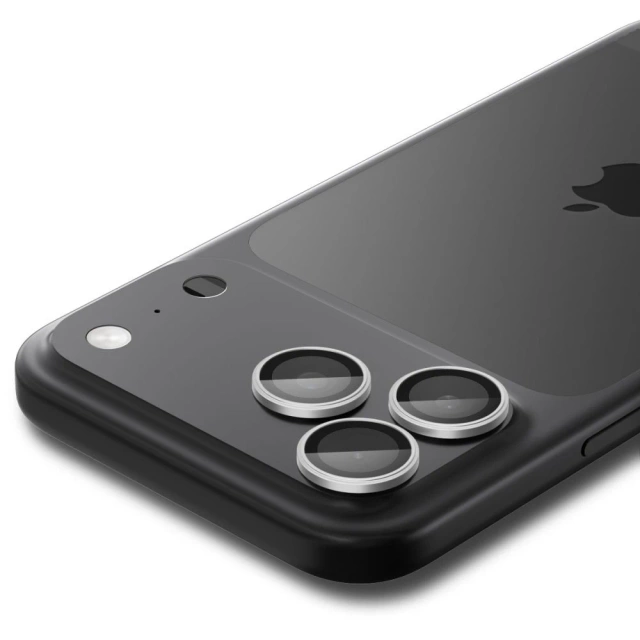 Osłona Aparatu Spigen Optik Pro Glas.TR EZ Fit iPhone 16/17 Pro Silver 2-Pack