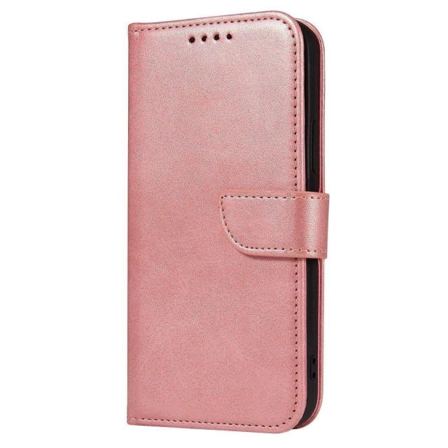 Magnet Case elegancki futerał etui pokrowiec z klapką i funkcją podstawki Samsung Galaxy A13 5G różowy