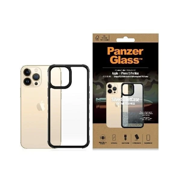 Чохол для iPhone 13 Pro Max PanzerGlass ClearCase, антибактеріальний, військового класу