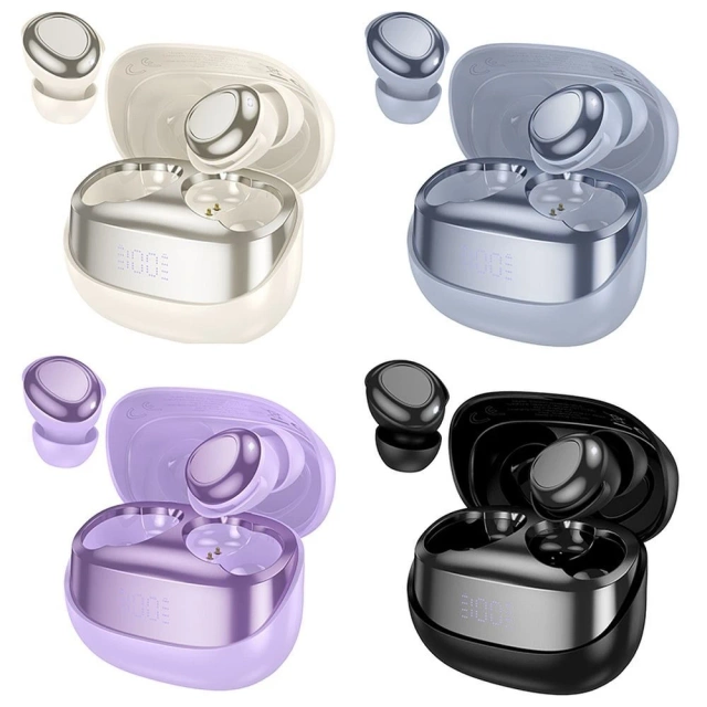 Bezdrátová Bluetooth sluchátka Hoco EW200 TWS - fialová