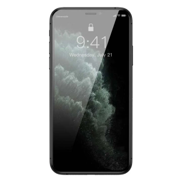 Tvrdené sklo s 0,3 mm súkromným filtrom Baseus pre iPhone XR / 11