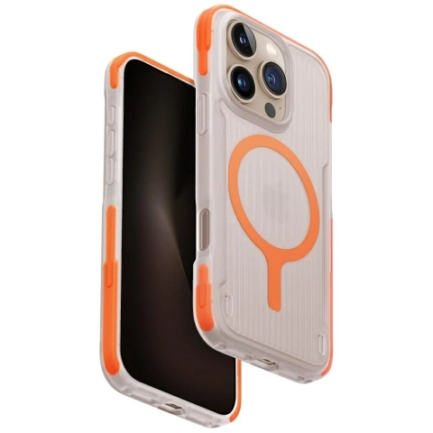 Etui do iPhone 16 Pro UNIQ Combat Active MagClick Pomarańczowe