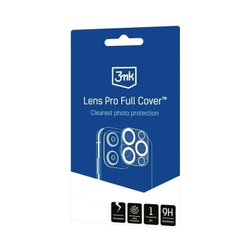 Objektivabdeckung für Apple iPhone 15/15 Plus – 3mk Lens Pro Full Cover