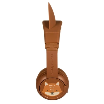Słuchawki bezprzewodowe dla dzieci BuddyPhones Play Ears Plus fox (brązowe)