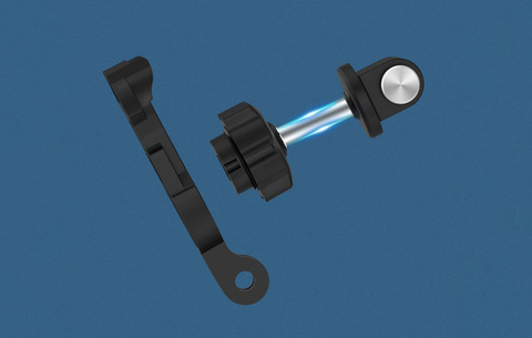 Dvojitý J-hook Mount pro GP-BPM-005 Telesin Belt pro 360° sportovní kamery (GP-BPM-004)