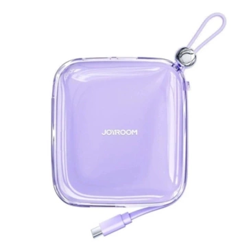 Зовнішній акумулятор Joyroom JR-L005 10000mAh Lightning USB-A Фіолетовий з кабелем
