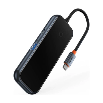Adaptér 4v1 Baseus Hub USB-C na 4xUSB 3.0 (tmavošedý)