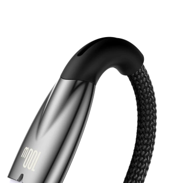 Baseus Glimmer Series Fast Charging Cable USB-A - USB-C 100W 480Mbps 2m чорний