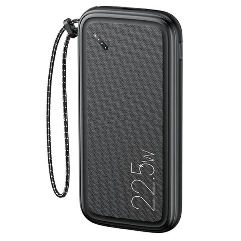 USAMS Powerbank PB56 10000mAh 22.5W 2xQC3.0 PD Fast Charge чорний/чорний 10KCD15101 (US-CD151)