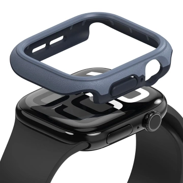 ЧОХОЛ ДЛЯ APPLE WATCH 10 (46MM) ТЕМНО-СИНІЙ ЗІ ЗІРОК "ОНІКС"