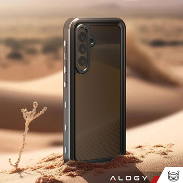 Чохол для Samsung Galaxy A35 5G Armored Waterproof IP68 360 Armor Case Built-in Glass Alogy Black