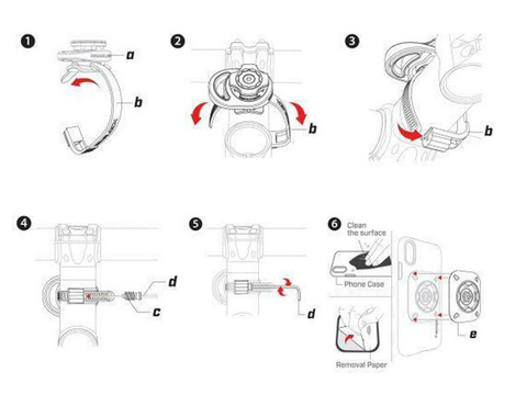 Držiak na bicykel Spigen Gearlock MS100