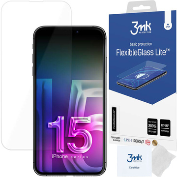 Apple iPhone 15 Pro – 3mk FlexibleGlass Lite™