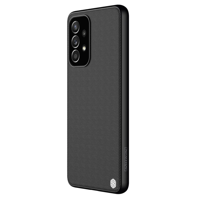 Nillkin Textured Case Strapazierfähige, verstärkte Hülle mit Gelrahmen und Nylon auf der Rückseite für Samsung Galaxy A33 5G schwarz