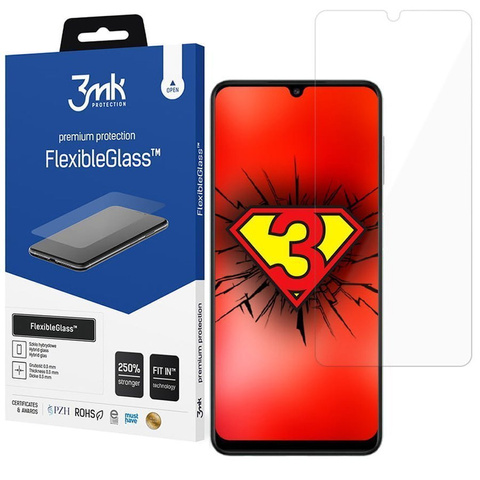 3mk Ochranné hybridné sklo Flexible Glass 7H pre Samsung Galaxy A22 4G