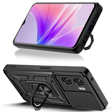 Alogy Camshield Stand Ring Case s krytem fotoaparátu pro Oppo A57 5G / A77 5G
