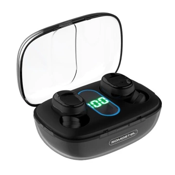 Bluetooth-Kopfhörer SOMOSTEL J15 Earbuds TWS Schwarze LED