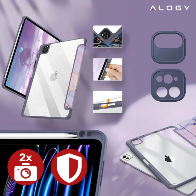HUB splitter Alogy Adaptér pre počítačový notebook s USB-C na 3x USB-A 2.0 1x USB-A 3.0 sivý