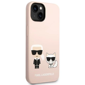 Pevné puzdro Etui Karl Lagerfeld KLHMP14SSSKCI na iPhone 14 6,1" silikón Karl