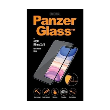 PanzerGlass E2E Super sklo pre iPhone XR/11 Case Friendly black/black