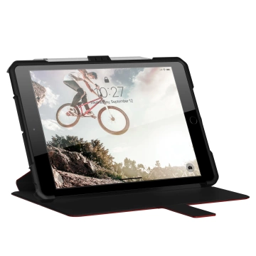 UAG Metropolis - Schutzhülle mit Halter für Apple Pencil für iPad 10.2 "7/8/9 Generation (Magma)