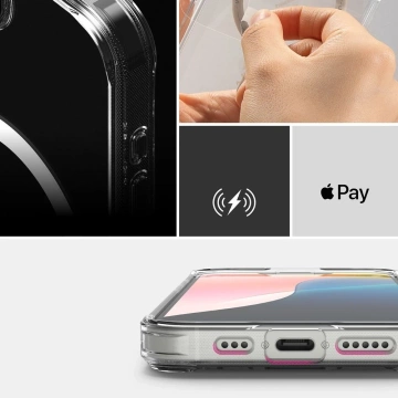 Puzdro Ringke Fusion Magnetic MagSafe pre iPhone 16e, číre