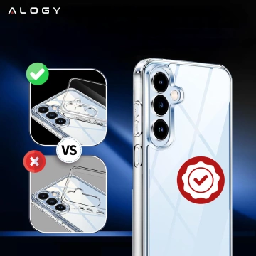 Чохол Alogy HybridShield™️ для Samsung Galaxy S24 FE, захисний, прозорий