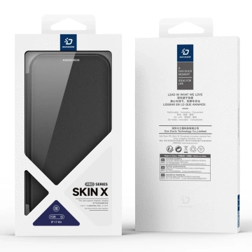 Etui do iPhone 17 Air Dux Ducis Skin X Pro Portfel MagSafe Czarne