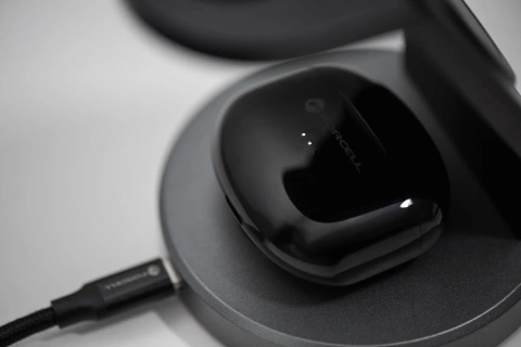 Bezdrôtové slúchadlá Forcell F-Audio TWS Clear Sound, čierne