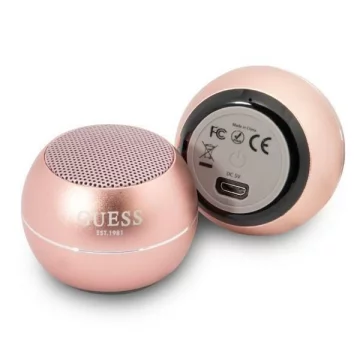Колонка Guess Bluetooth GUWSALGEP Speaker mini pink / pink